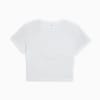 Playera corta para mujer PUMA x LAQUAN SMITH, PUMA White, small