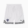 PUMA HOOPS x CF MONTERREY Basketballshorts Herren, Feather Gray-PUMA White-AOP, small