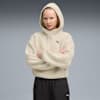Felpa con cappuccio oversize in pile Wardrobe Essentials da donna, Alpine Snow, small