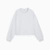 WARDROBE ESSENTIALS Women's Oversized Crew, Silver Mist, small-AUS
