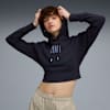 Premium Essentials Women's Relaxed Graphic Hoodie, New Navy, small-AUS