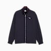 Premium Essentials Relaxed Track Jacket Unisex, New Navy-Ruby Shimmer, small