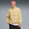 T7 Cargo Relaxed Track Jacket Men, Pebble Path, small-AUS