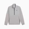 PUMATECH Relaxed Half-Zip Crew Sweat Men, Gray Echo, small