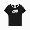 FUTURE.PUMA.ARCHIVE Graphic Slim Tee Women, PUMA Black, small-SEA