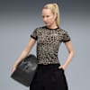 T-shirt aderente T7 Leo Luxe da donna, PUMA Black, small