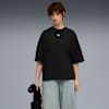DARE TO Oversized Ruched Tee Women, PUMA Black, small-SEA