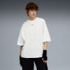 DARE TO Oversized Ruched Tee Women, PUMA White, small-VNM