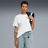 Wardrobe Essentials Sports Legacy Graphic relaxed T-shirt voor dames, PUMA White, small
