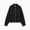 T7 Satin Bomber Jacket Women, PUMA Black, small
