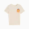 Moody Cat Graphic Tee I Kids, Alpine Snow, small