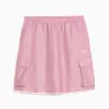 Bowtique Woven Cargo Skirt Youth, Poised Pink, small