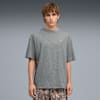 MMQ Waffle Tee Men, Medium Gray Heather, small-AUS