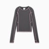 Haut ajusté à manches longues YONA Femme, Dusky Gray, small