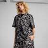 LEO LUXE Relaxed All-Over Print Woven Shirt Women, PUMA Black, small-VNM