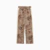 T7 LEO LUXE All-Over Print Women's Straight Pants, Alpine Snow, small-AUS
