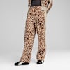 T7 LEO LUXE All-Over Print Straight Pants Women, Alpine Snow, small-AUS