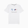 BMW M Motorsport Essentials Logo Tee Men, PUMA White, small-SEA