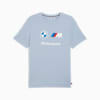BMW M Motorsport Essentials Logo Tee Men, Blue Wash, small