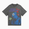 Melo Star Vision Graphic Tee Men, Dusky Gray, small