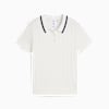 PUMA x ARNOLD PALMER Pointelle Women's Golf Polo, Warm White, small-AUS