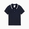 PUMA x ARNOLD PALMER Pointelle Women's Golf Polo, Deep Navy, small-AUS