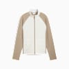 CLOUDSPUN Fleece Hybrid Golf Jacket Women, Warm White-Ice Coffee, small-AUS