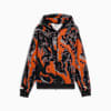 LAFRANCÉ HEEM Era Hoodie Men, Orange Glo-AOP, small