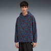 Special Items All-Over Print Fleece Hoodie Men, Dark Indigo-AOP, small