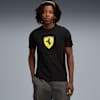 Scuderia Ferrari Sportswear Coloured Shield Tee Men, PUMA Black, small-SEA