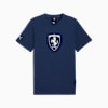Ferrari Tonal Shield Tee Men, Persian Blue, small