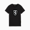 Scuderia Ferrari Sportswear Tonal Shield Tee Women, PUMA Black, small-SEA
