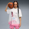 T-shirt oversize Shooting Stars III unisex, PUMA White, small