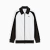 T7 Relaxed Wing Collar Track Jacket Unisex, PUMA White-PUMA Black, small-PHL