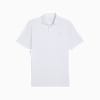 MATTR Houndstooth Golf Polo Men, White Glow, small