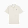 PUMA x REIGNING CHAMP MATTR Jacquard Golf Polo Men, Warm White, small