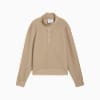 Damska bluza do golfa Boulder z zapięciem 1/2 na zatrzaski, Ice Coffee, small