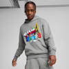 Paris Graphic hoodie voor heren, Medium Gray Heather, small