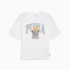 NEKOSAN x HOOPS DYLAN Graphic Oversized Short Sleeve Tee Unisex, PUMA White, small