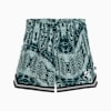 PUMA HOOPS x HARRY POTTER™ Shorts Women, Green Terrain-AOP, small