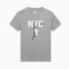 Camiseta para mujer Big Liberty NYC Flagship, Medium Gray Heather, small