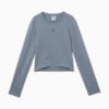 เสื้อยืดแขนยาว DARE TO สำหรับผู้หญิง, Gray Fog, small-THA