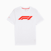 Męska koszulka F1® Essentials z logo, PUMA White, small