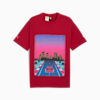 Scuderia Ferrari Miami Graphic Tee Men, Dark Crimson, small