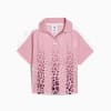 Leopard Luxe Women's Animal Print Jersey, Poised Pink-AOP, small