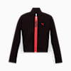 T7 Slim Short Track Jacket Women, PUMA Black-PUMA White, small