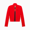 T7 Slim Short Track Jacket Women, For All Time Red-PUMA White, small