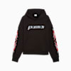 PUMATECH Men's Boxy Fleece Hoodie, PUMA Black, small-AUS