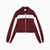 Relaxed Cropped Track Jacket Women, Ruby Shimmer, small-PHL