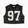 PUMA x ROSÉ Women's Relaxed Mesh Top, PUMA Black, small-NZL